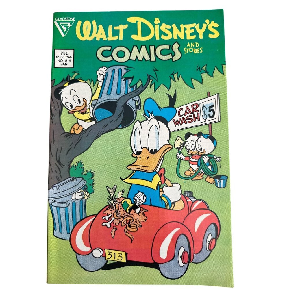 Gladstone Walt Disneys Comics and Stories #514 January 1987 Donald Duck Boarded